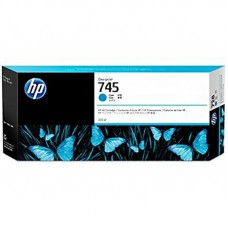HP 745 300-ml DesignJet Cyan Ink Cartridge (F9K03A)